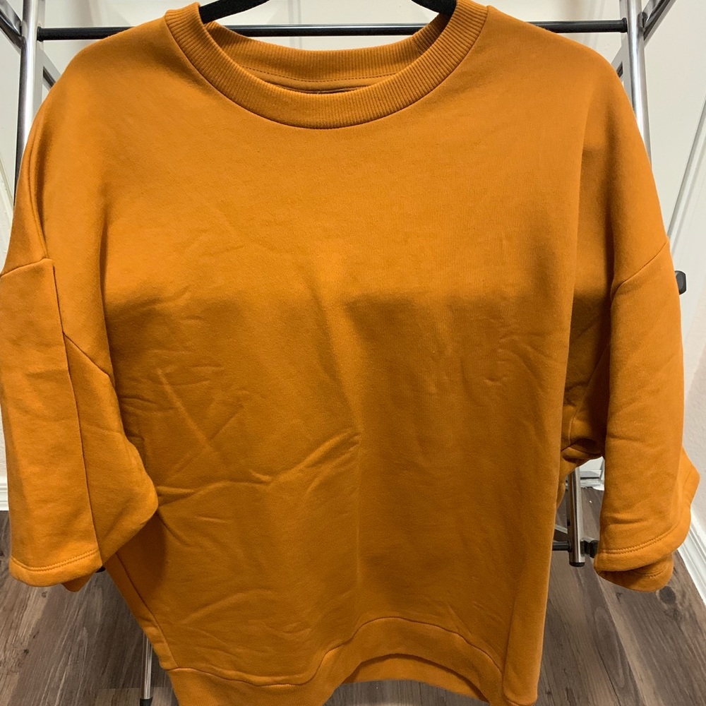 Oversized Short Sleeve Sweater